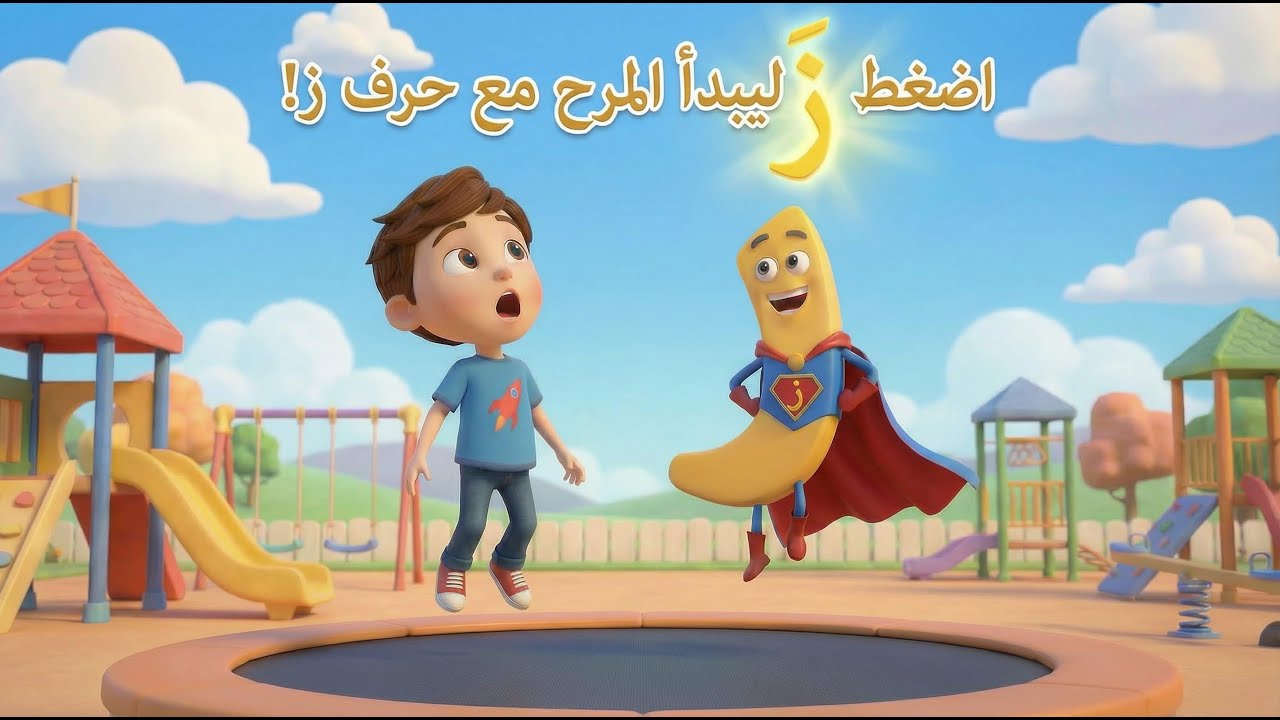 Learn the letter Zay through play for children