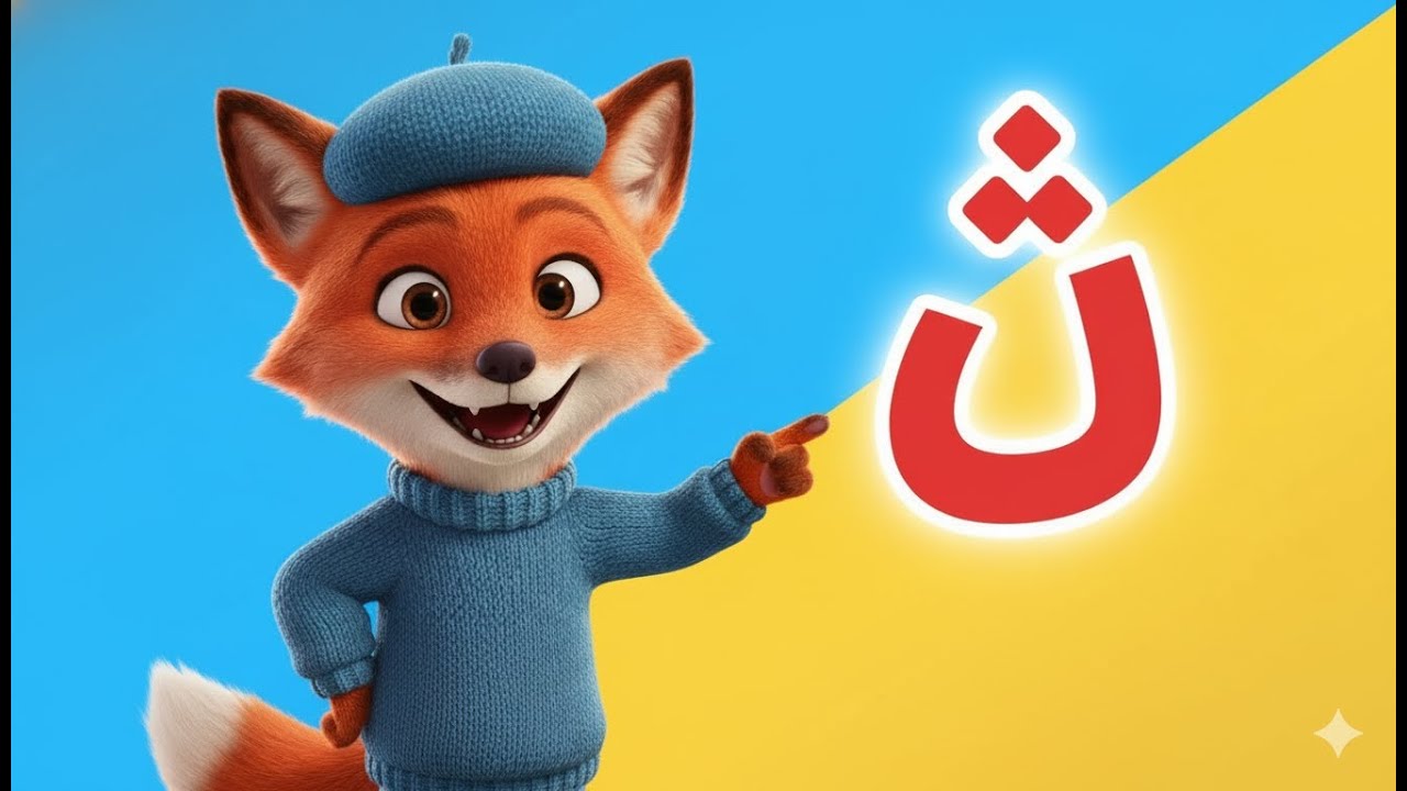 🎵 تعلّم حرف الثاء ث للأطفال | مع التشكيل والأغنية الممتعة 🎶 | تعليم الحروف العربية