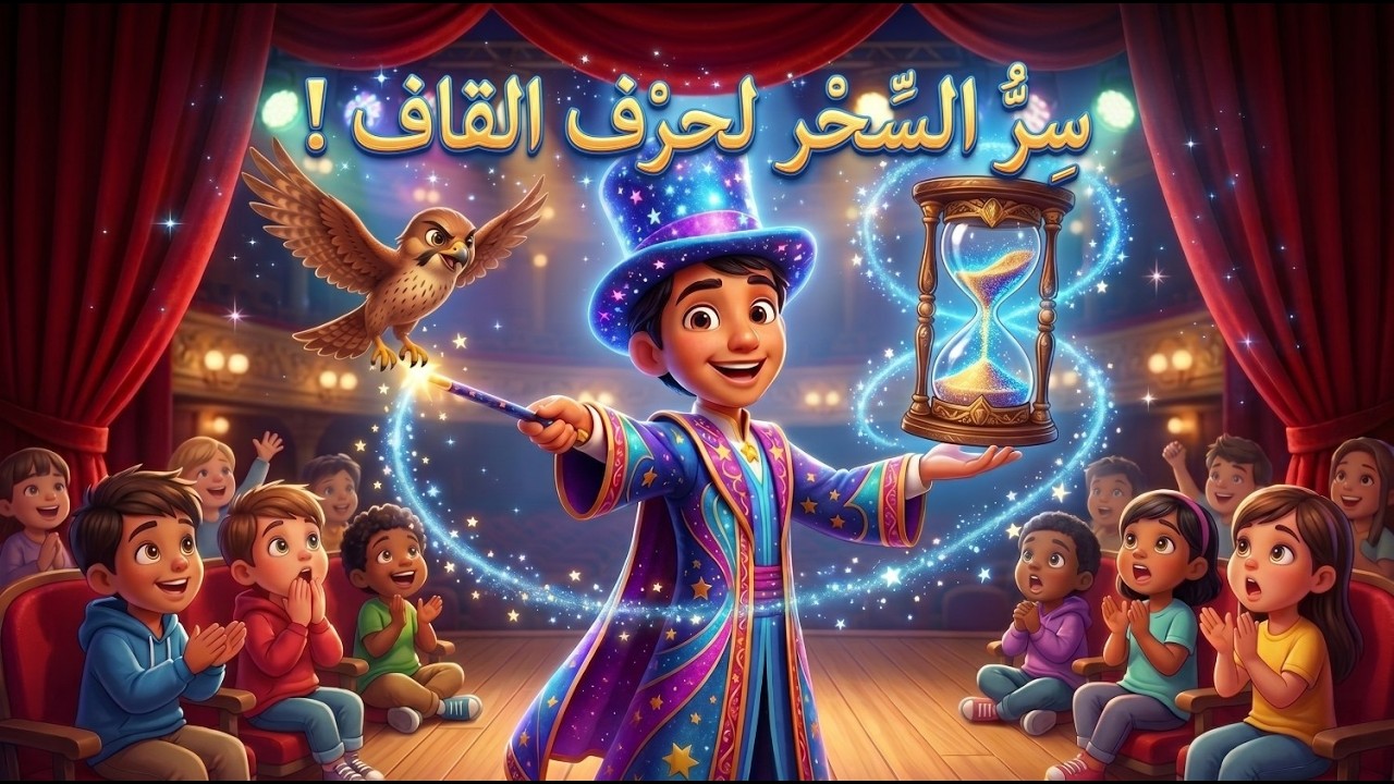 The letter Qaf game and challenge for kids 🎮🕵️‍♂️ | Play and learn Arabic letters with kjkids