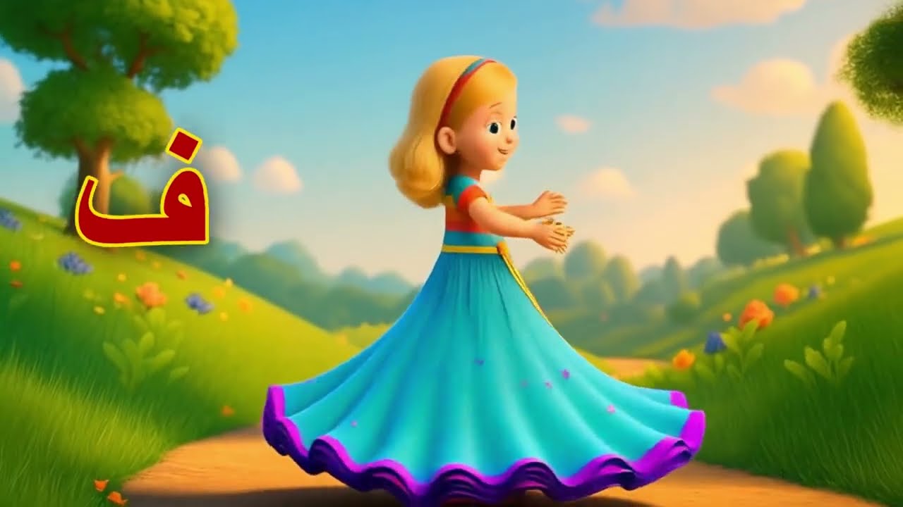 حرف الفاء | تعليم الحروف العربية للأطفال | فَ فُ فِ - Learn Arabic Letter Faa for Kids