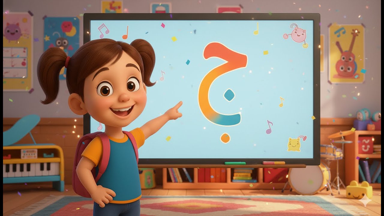 🎯 لعبة حرف الجيم السحرية للأطفال! | تعلّم نطق حرف (ج) وأشكاله بطريقة ممتعة 🎵