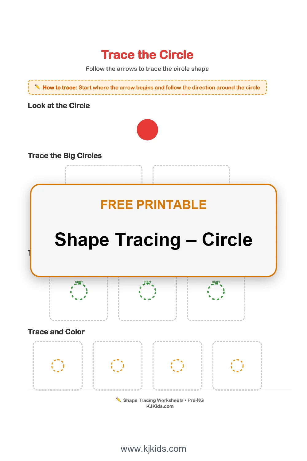 Shape Tracing – Circle